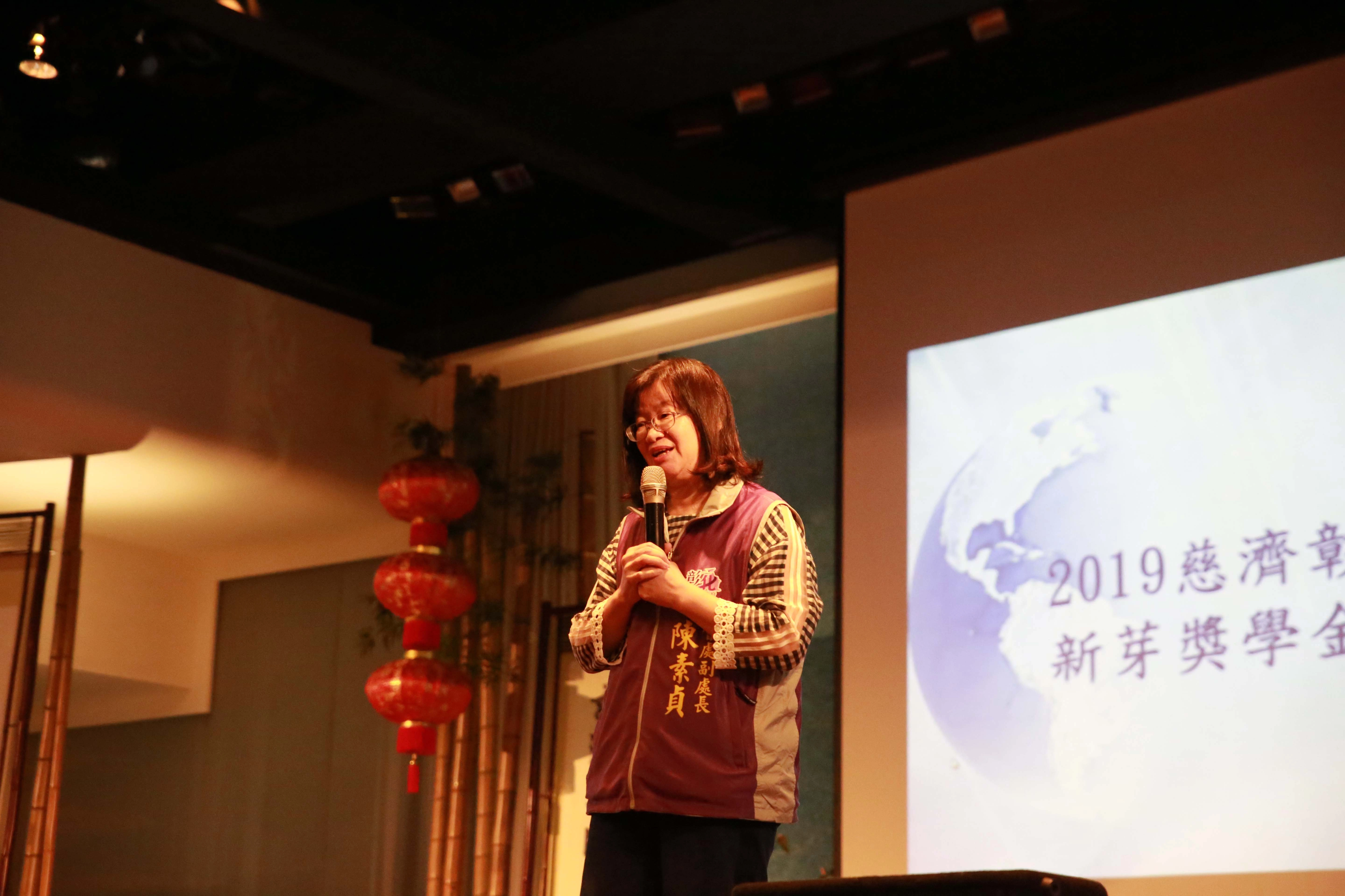 彰化縣政府社會處陳素貞副處長出席頒獎典禮。(攝影:蘇聰宇)