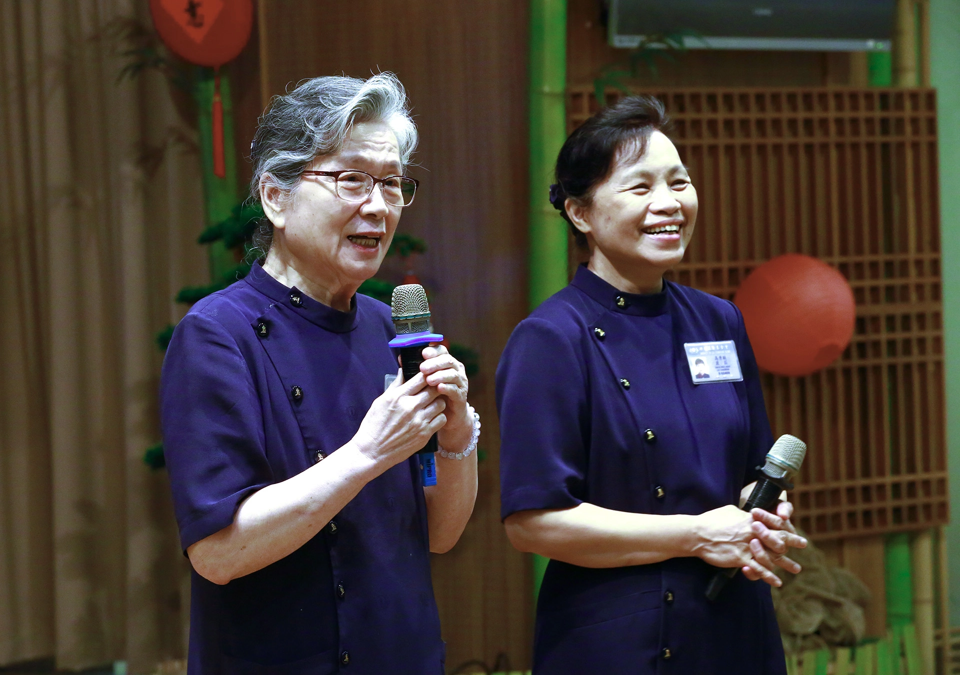 在「慈誠懿德使命與承擔」的課程中,資深志工林勝勝表示,在慈大二十多年日子陪伴孩子的日子過得很快。一路以來毫無保留,將慈大慈懿會視為第二生命。