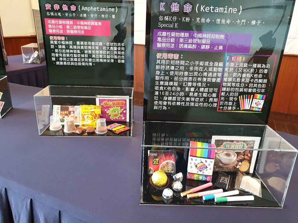 市面上流通的新興毒品。