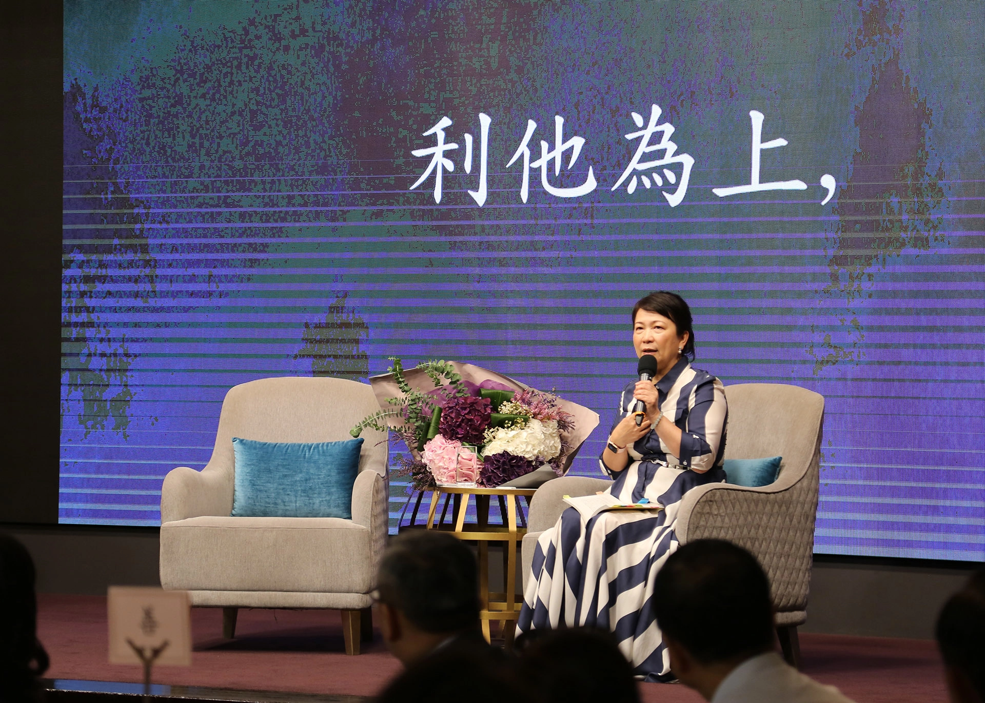 李憶慧表示,女兒讓她最驕傲的地方,不僅是多才多藝,又懂得及時行善且非常孝順。(攝影:游濬紘)