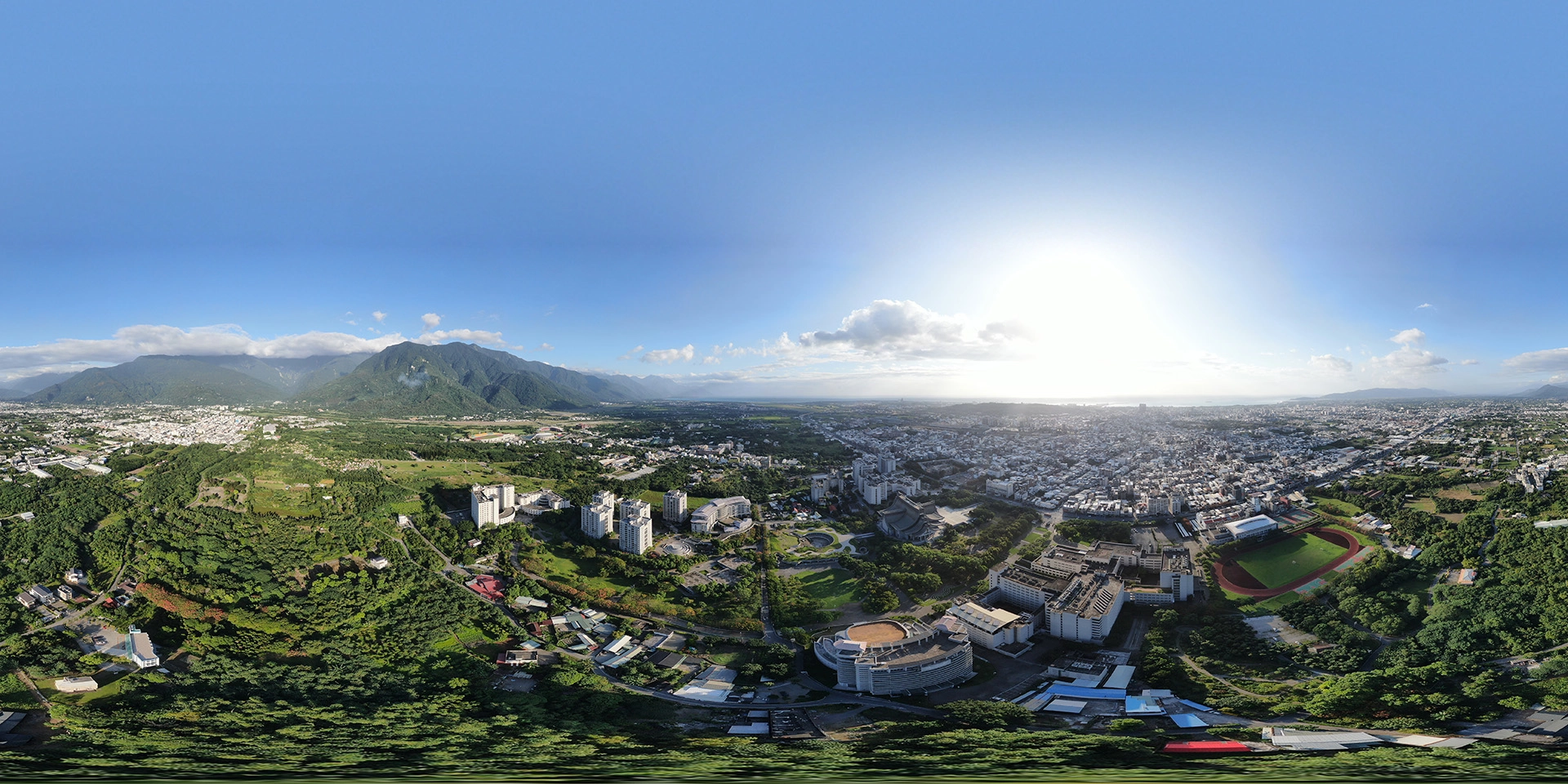 慈濟大學空景,拍攝者:游錫璋