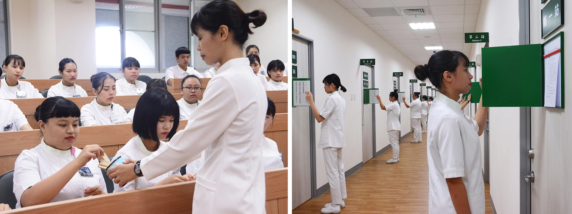 考前五分鐘,學生隨機抽選16個號碼。考生必須在60秒內讀完病歷和醫囑。