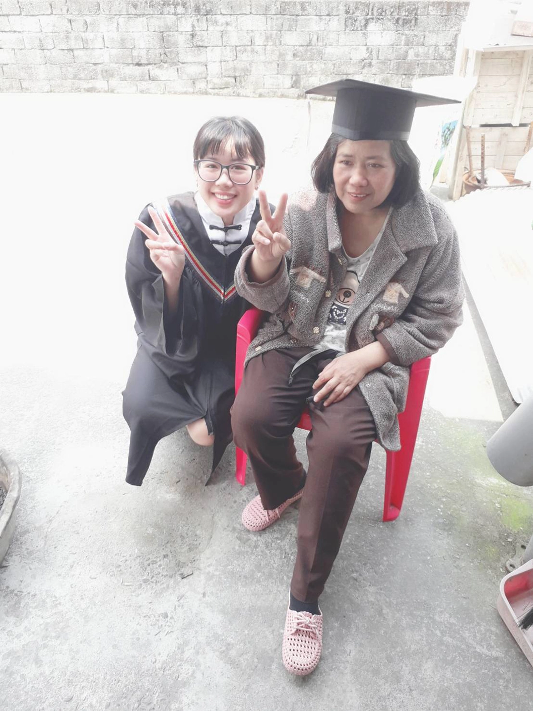 楊雅婷和媽媽互相陪伴與鼓勵,成為支撐彼此的助力。