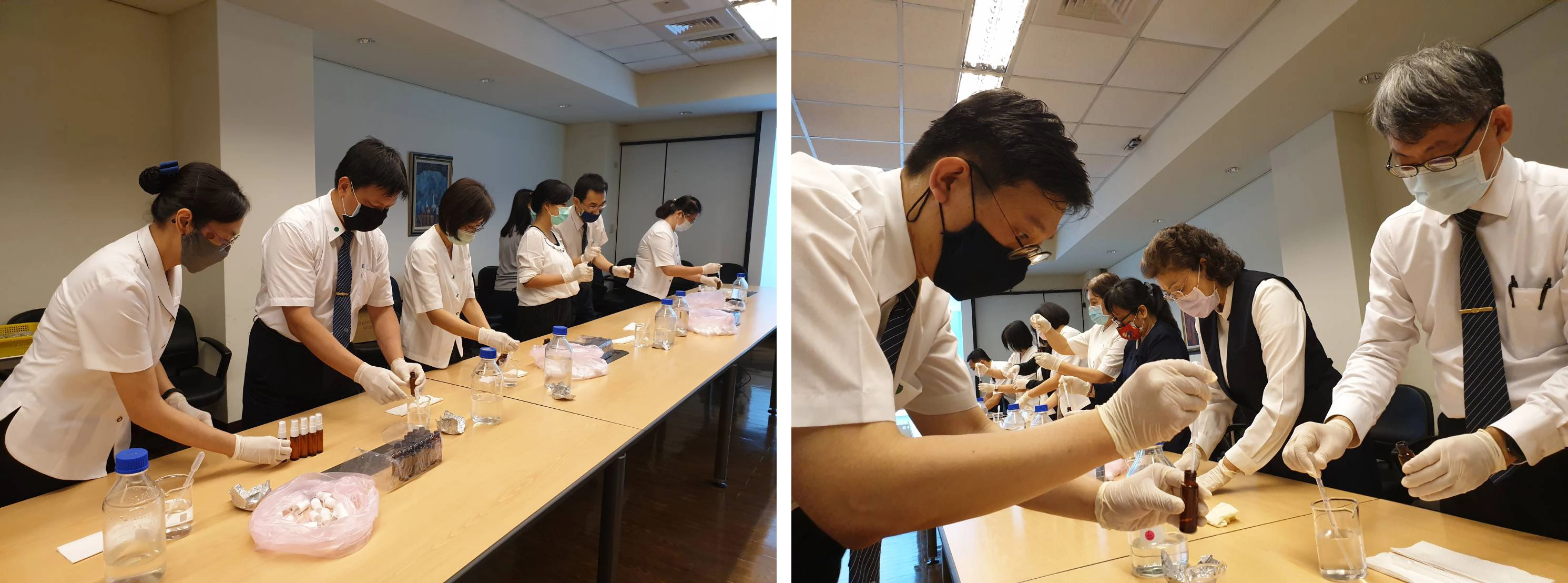 慈濟大學送給慈誠懿德會的母親節禮物,有迷人的薰衣草和玫瑰純露,以及家庭必備紫草膏 (圖/慈濟大學人文處)