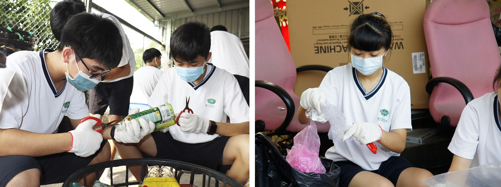 小小寶特瓶扣環、塑膠分類均有有大大學問,用心即是專業。