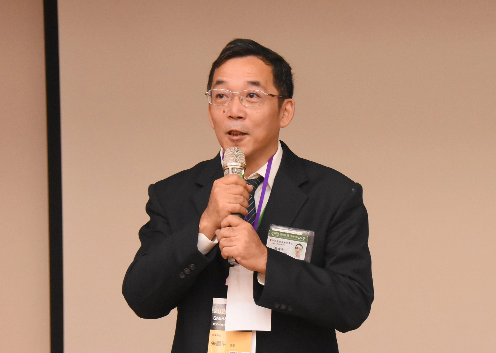 慈濟科技大學醫學影像暨放射科學系主任張國平表示,期許能提升醫學影像暨放射科學的研究成果。