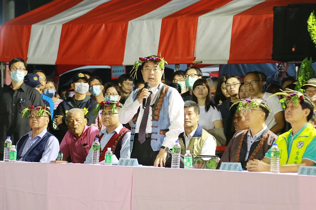 2020吉貝耍夜祭盛大登場 黃偉哲:未來投注更多關懷讓西拉雅族得到正名。
