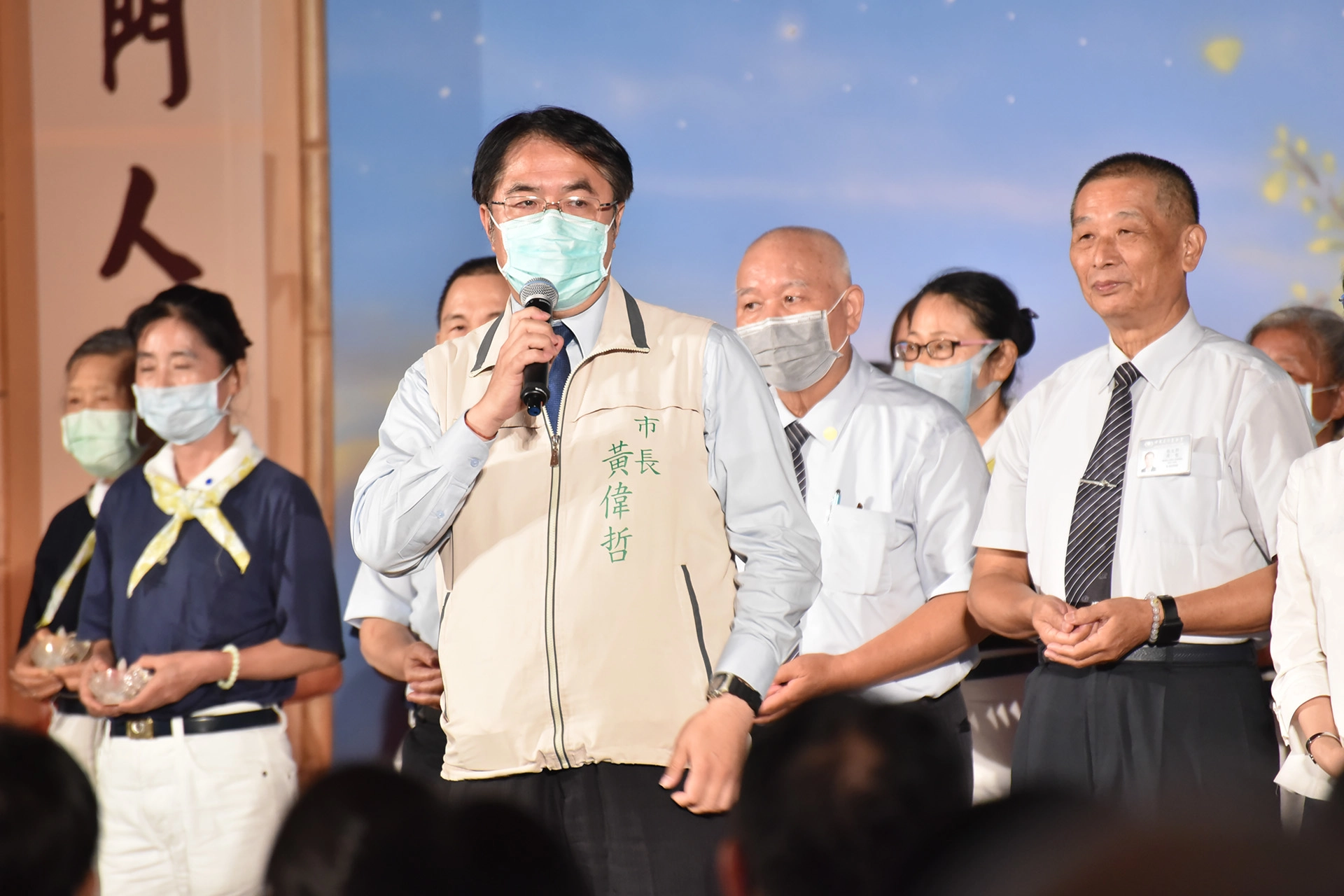 圖說:善化靜思堂9月13日舉行「2020年大愛之友感恩音樂會」,臺南市長黃偉哲特別前來致意感恩。
