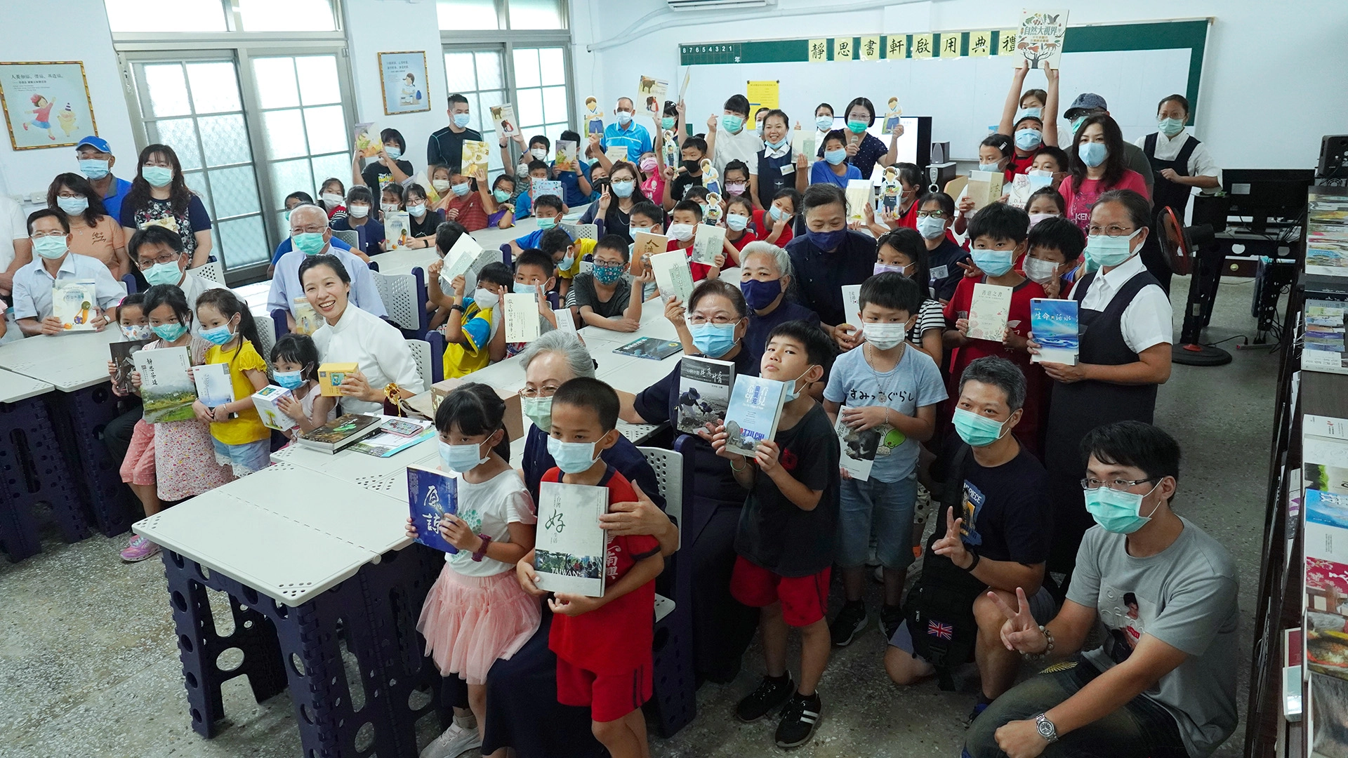 臺南市南興國小靜思閱讀書軒啟用,厚實在地文化在地情。
