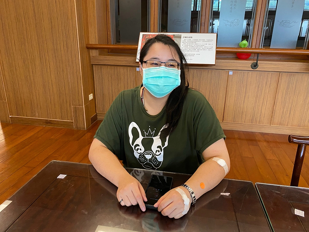 劉小姐的朋友因白血病往生,讓她覺得非常不捨,而專程從石岡區開車前來參加驗血建檔。