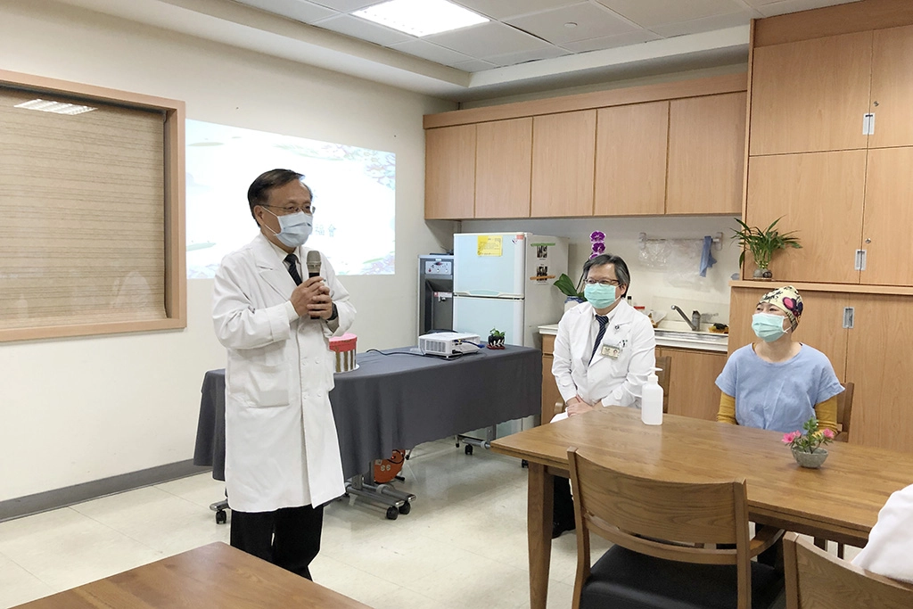 簡守信院長致辭表示,醫療團隊與慈濟志工是環環相扣不可缺一。