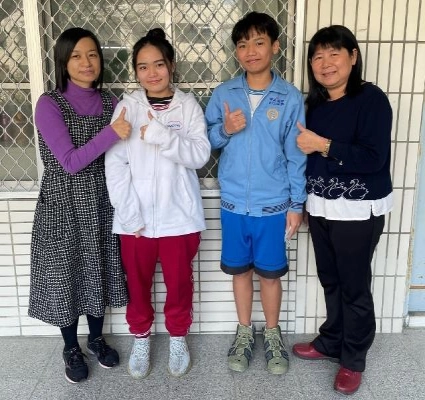 透過學校老師持續協助下,新住民子女跨國銜轉融入國內教育體系。