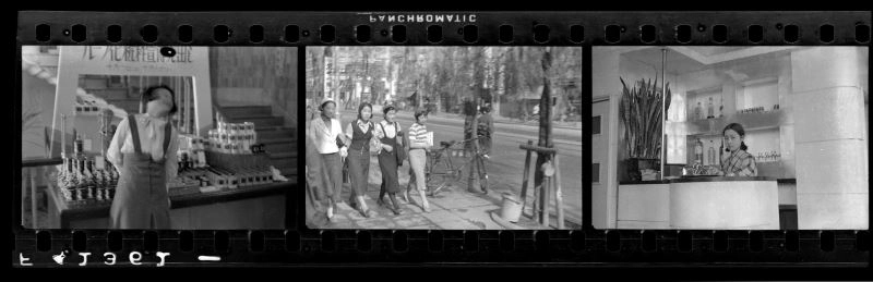 鄧南光〈東京時期街頭速寫〉1930年代,原作為底片膠捲數位化,135底片規格。