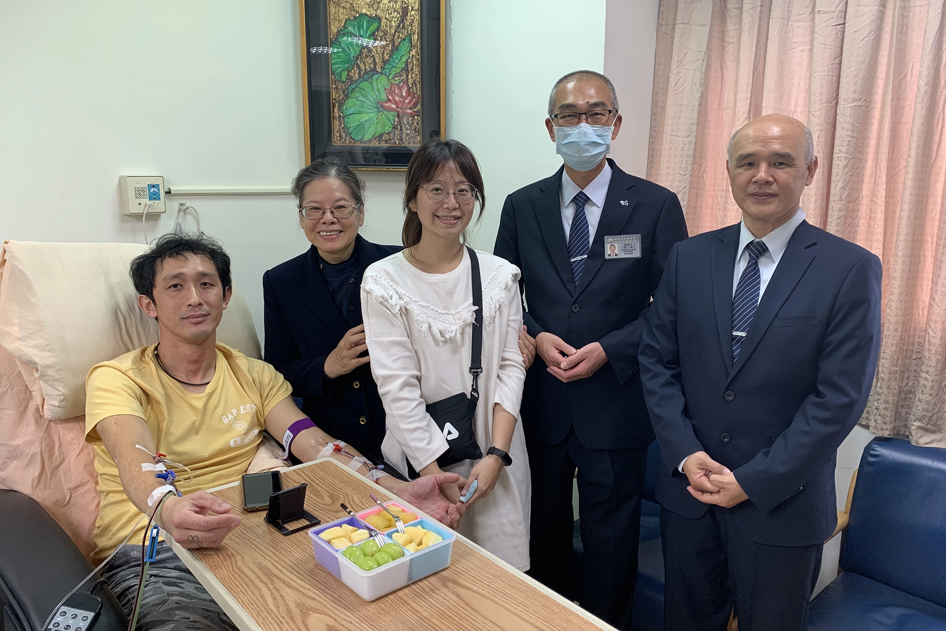 蔡豐燦浴火重生後熱血捐髓 ,讓一位血友患者也能重獲新生。