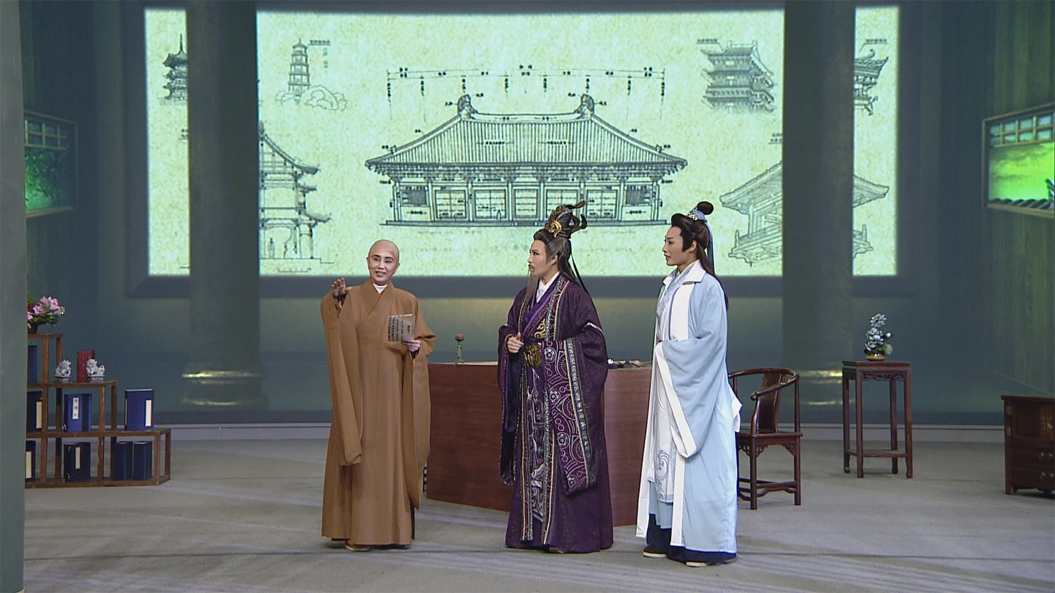 孫翠鳳飾演妙峰禪師有佛門魯班之稱。
