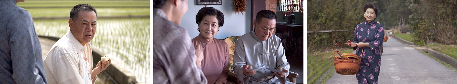 蔡振南飾演本尊謝來文父親說話鏗鏘有力。/蘇明明與蔡振南飾演主角的爸媽。/蘇明明飾演本尊謝來文母親仁慈溫柔。