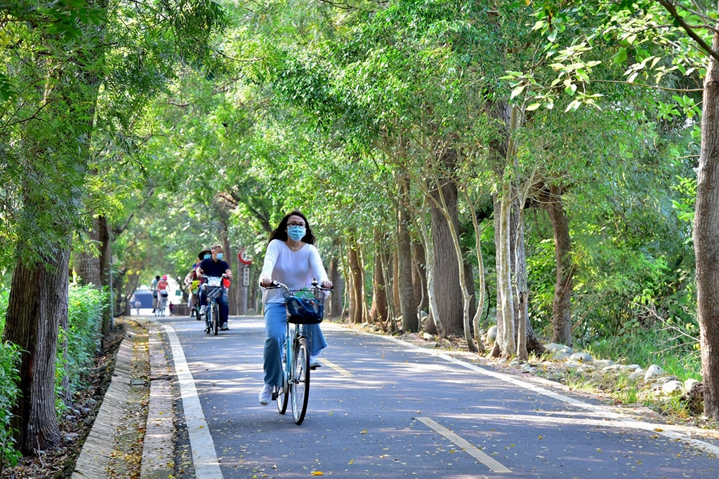 東豐自行車綠廊沿線景致。