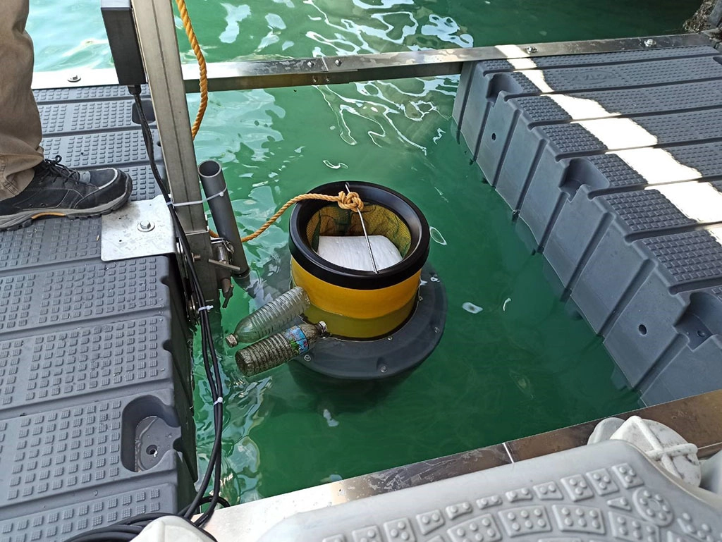 海漂廢棄物清除機具「SEABIN」(又稱海洋垃圾桶)。