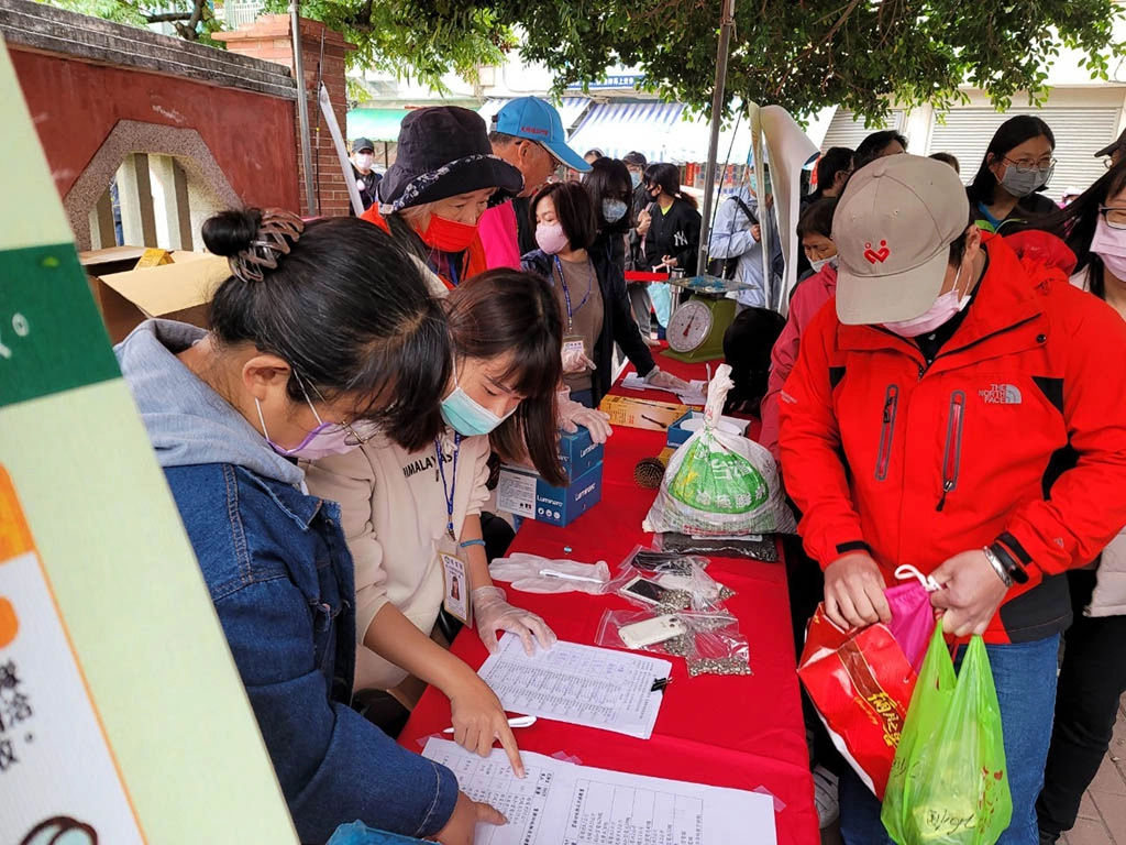 大甲媽祖遶境資收宣導兌換。