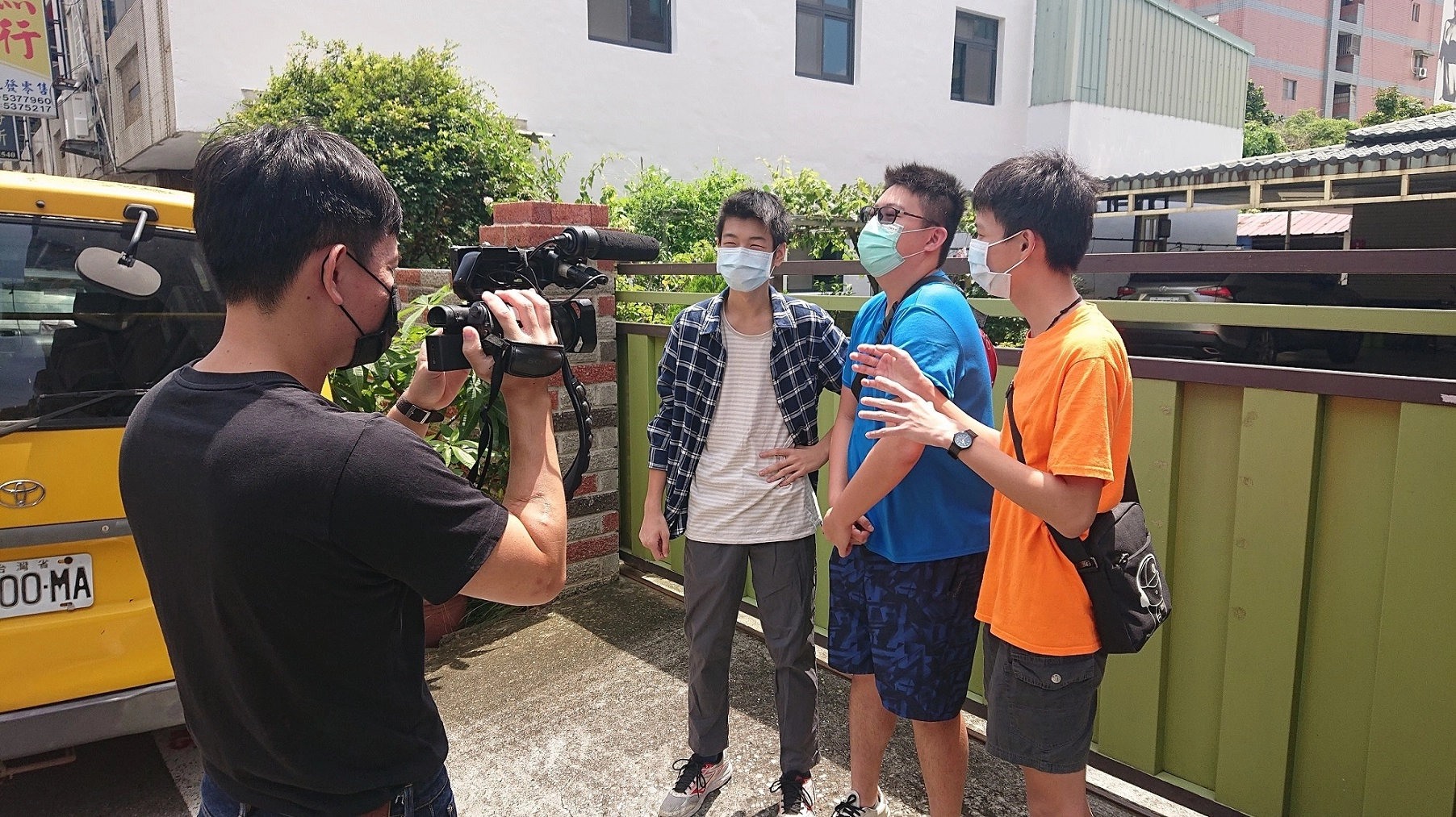 樟湖國中小「蔬菜肉肉箱」活動課程:由學生自錄影片,向各界募集一週一次的食材。