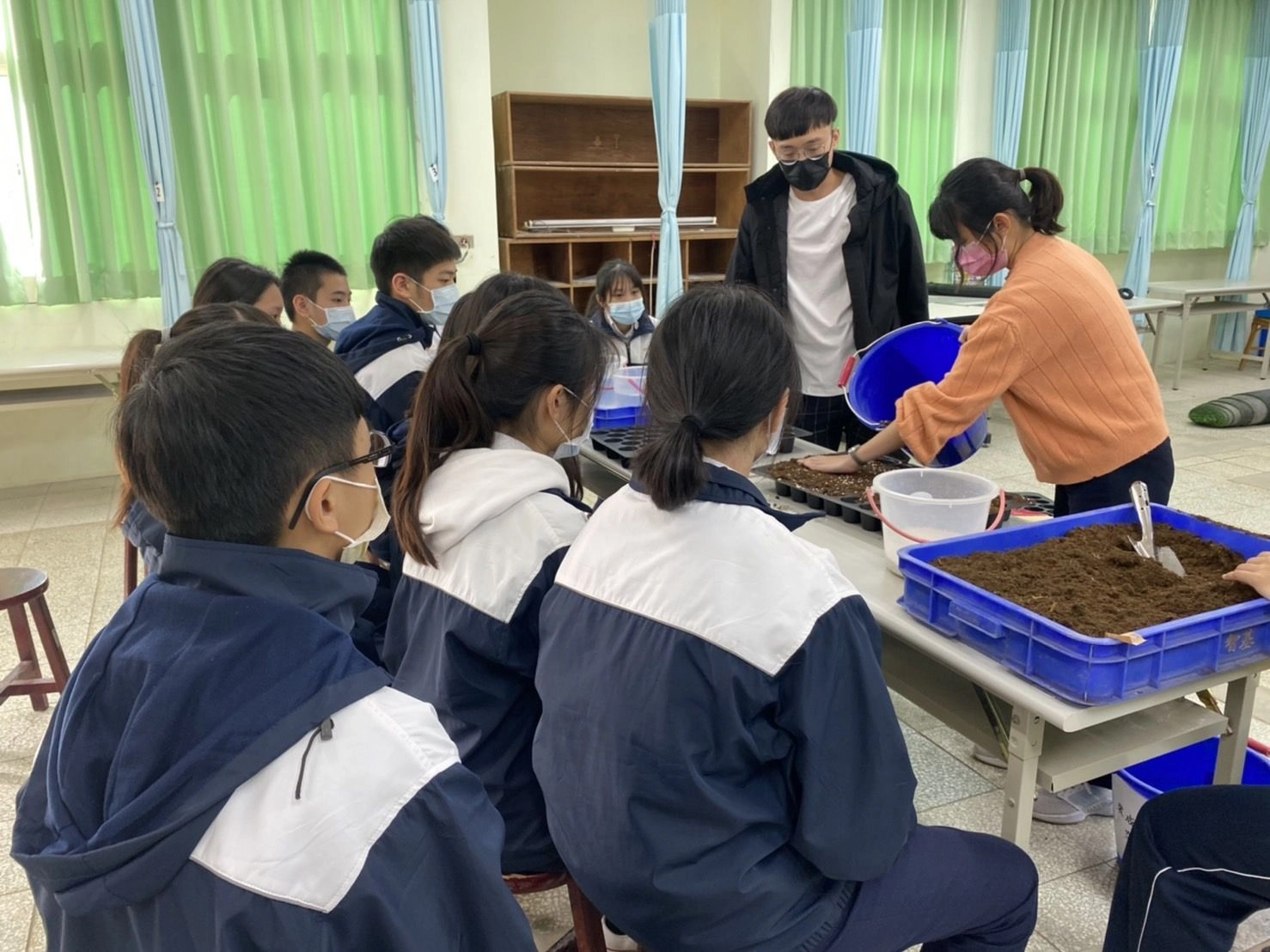 淡水商工教學現場。