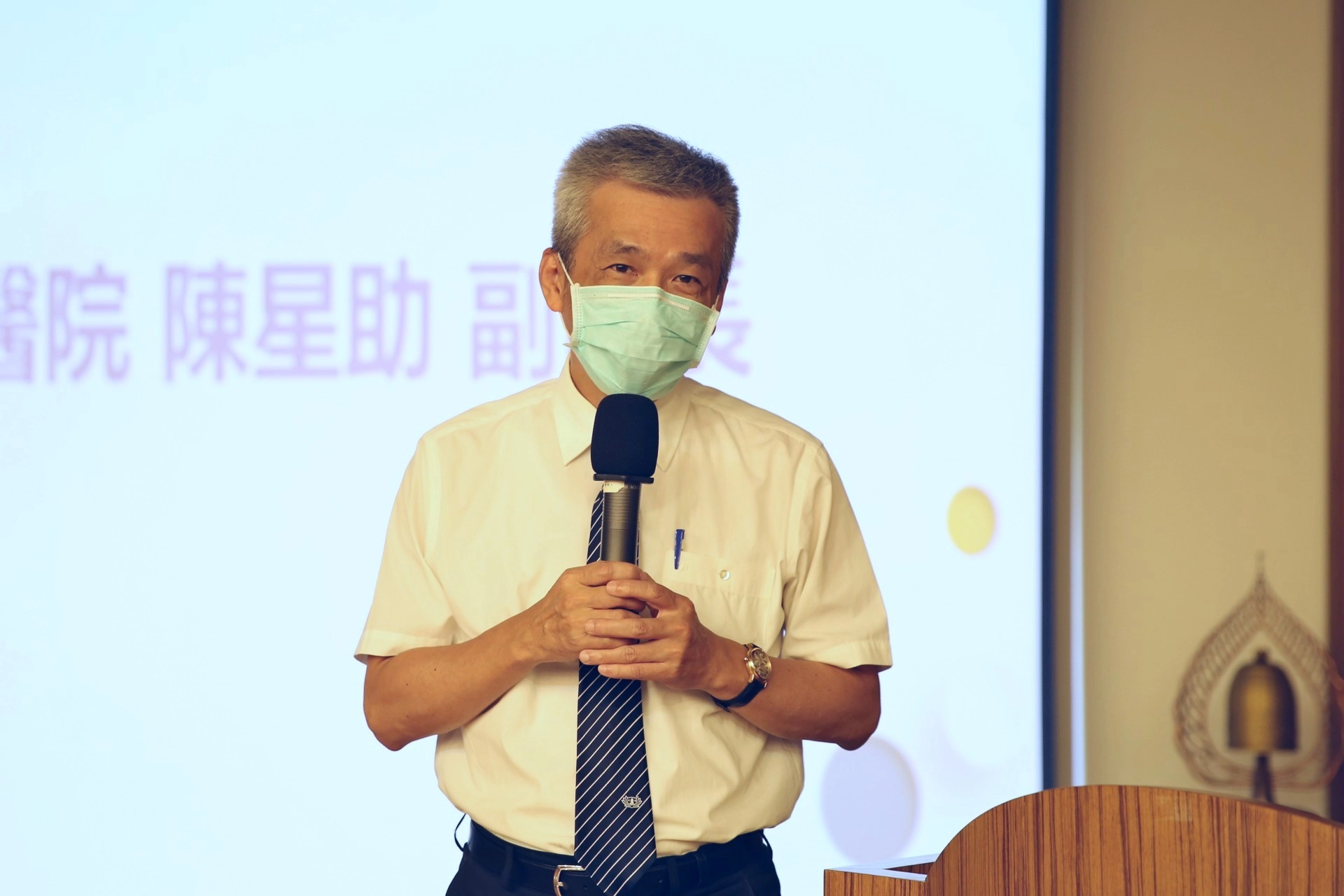 花蓮慈院副院長陳星助表示,在座的種子師資是非常重要的成員,希望一起努力讓花東鄉親活得健康外,向提升平均餘命的目標邁進。