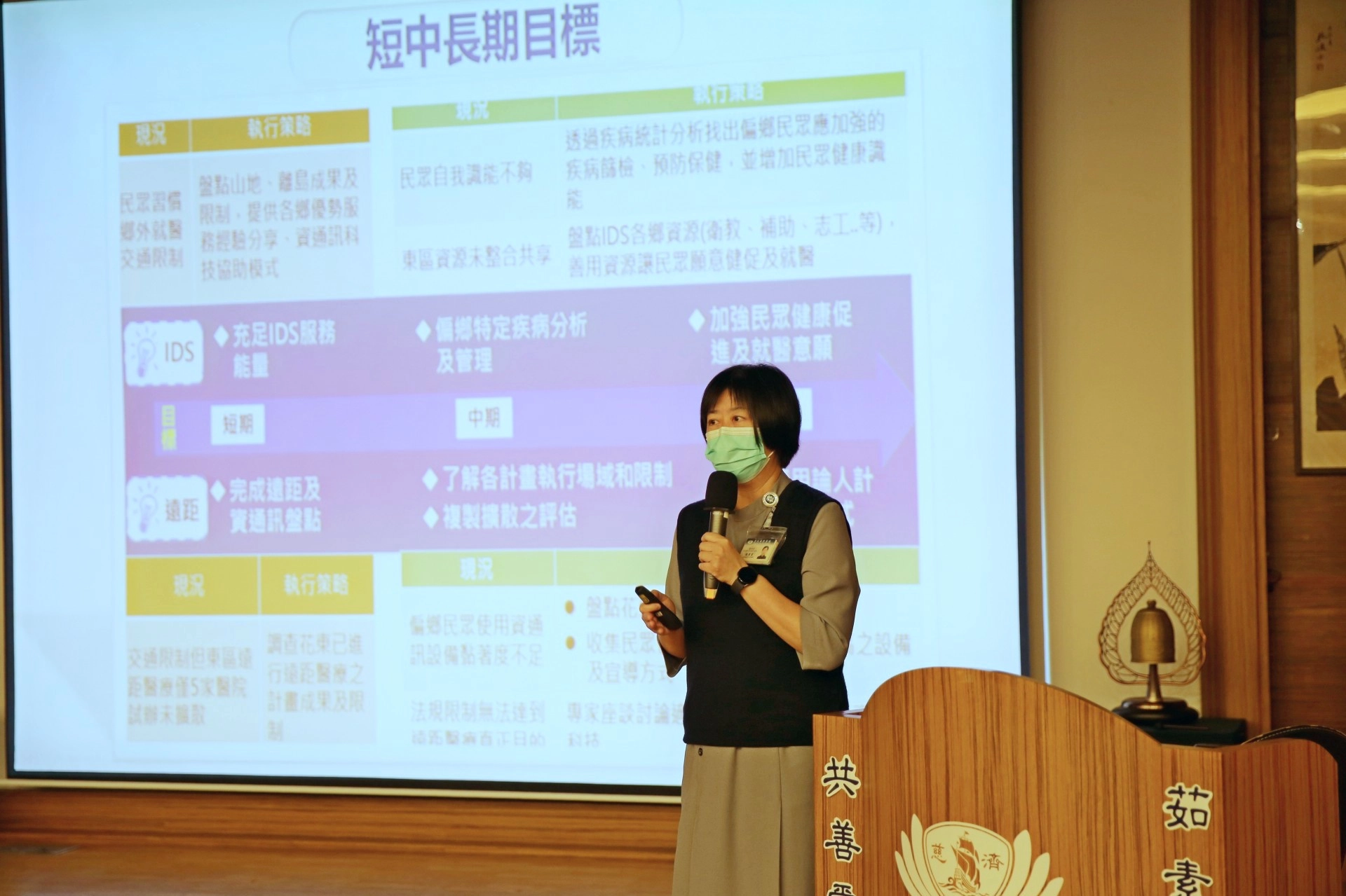 花蓮慈院醫事室副主任張菁育說,團隊也深入到文健站、社區據點觀摩後,決定舉辦推廣長者肌少症預防及運動推廣種子師資工作坊,並預計在2至3間文健站試辦,希望能將成功模式複製並拓展至臺東,來提升花東的長者健康識能。