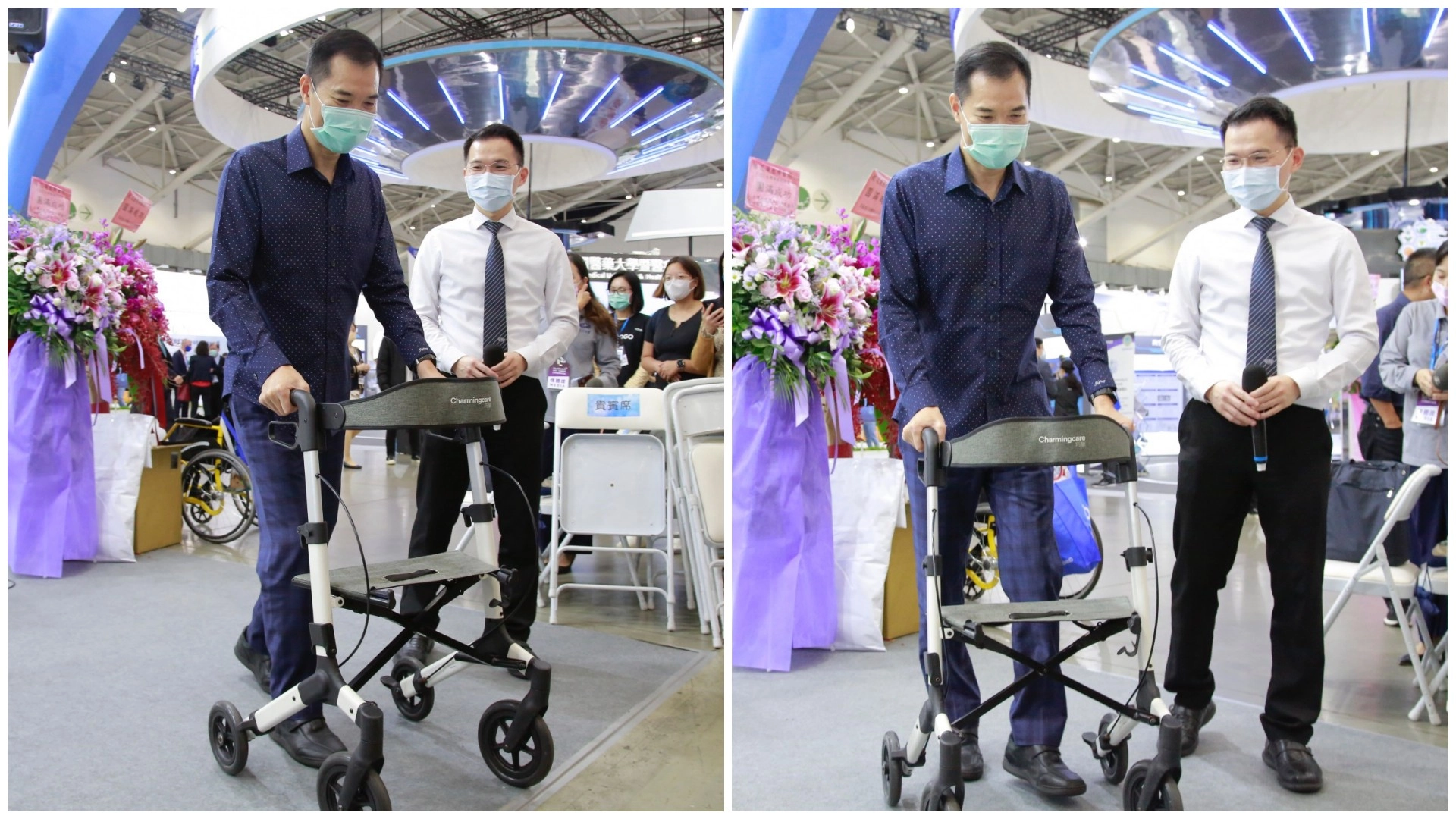 接受脊髓電刺激治療的邱先生現身分享受傷及治療經驗,邱先生在講座堅定地說,花蓮慈院團隊的幫忙,大大提升了他的生活品質與工作效率,這是做脊髓電刺激治療帶給他最大的收穫。