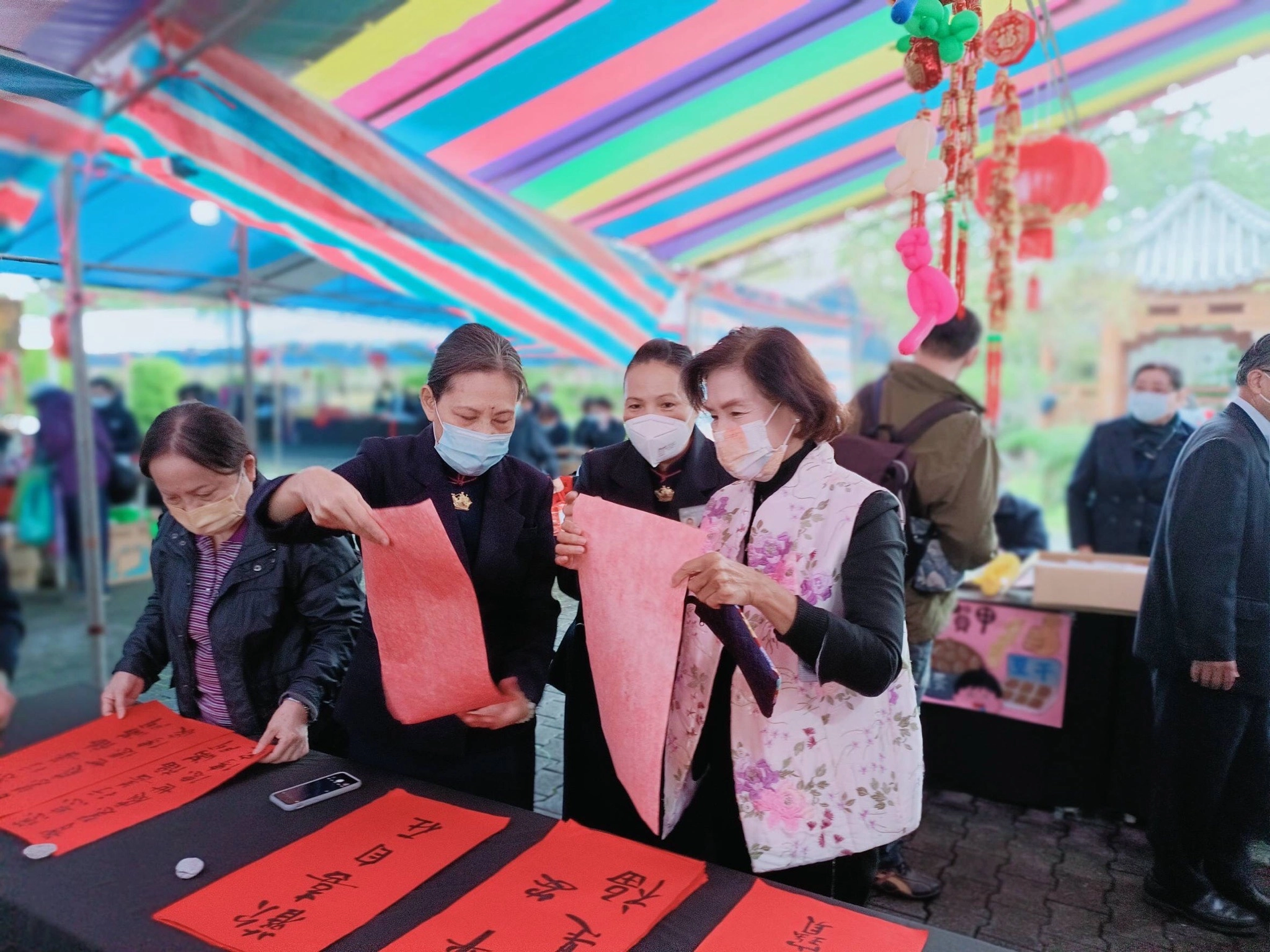 宜蘭縣長林姿妙出席活動並感恩慈濟為社會的貢獻,疫情期間出借場地作為疫苗施打站。