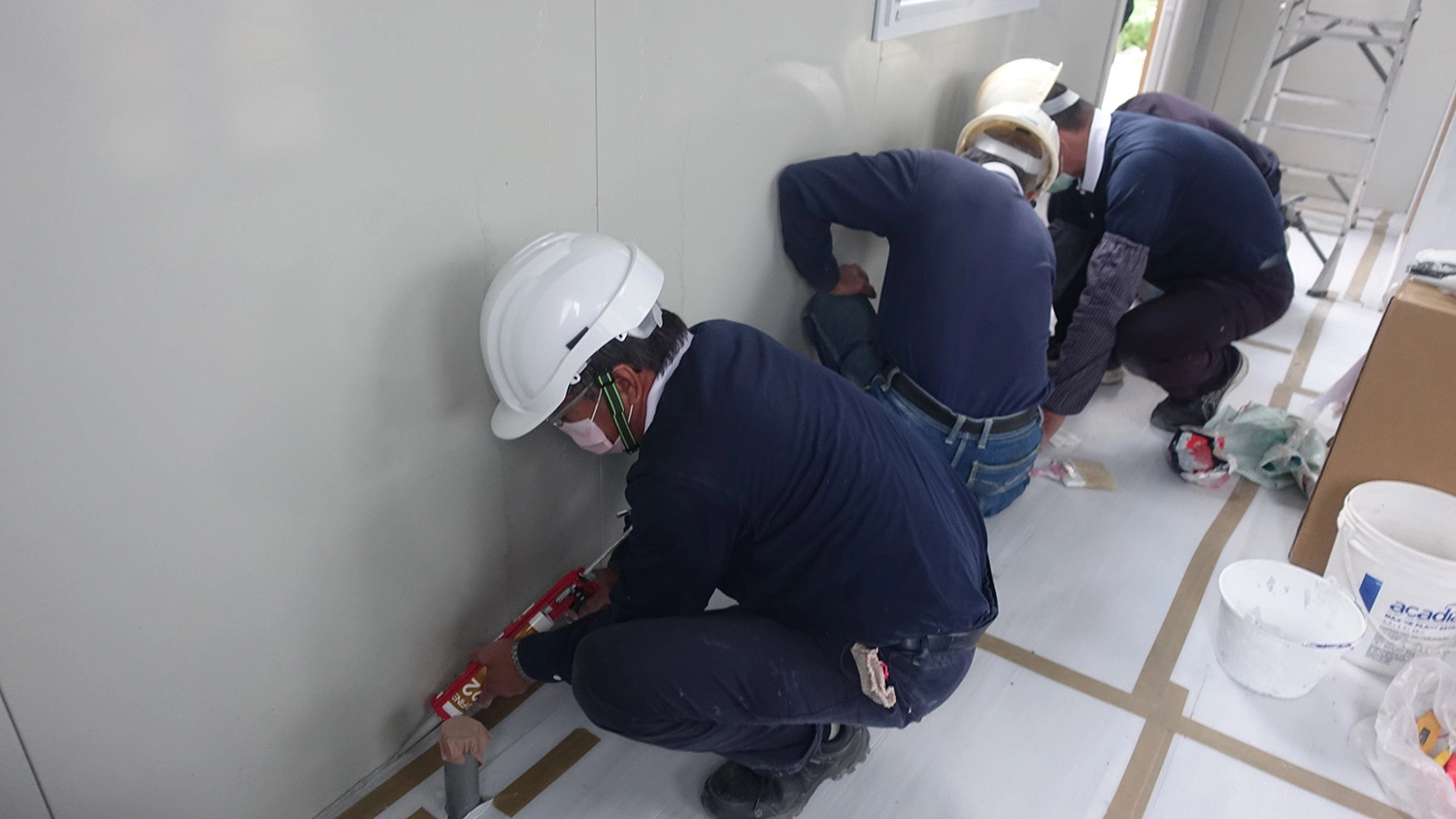 慈濟為紅單受災鄉親搭建組合屋式的「鋼構安心屋」,特色是冬暖、夏涼、耐震。(攝影:陳誼謙)