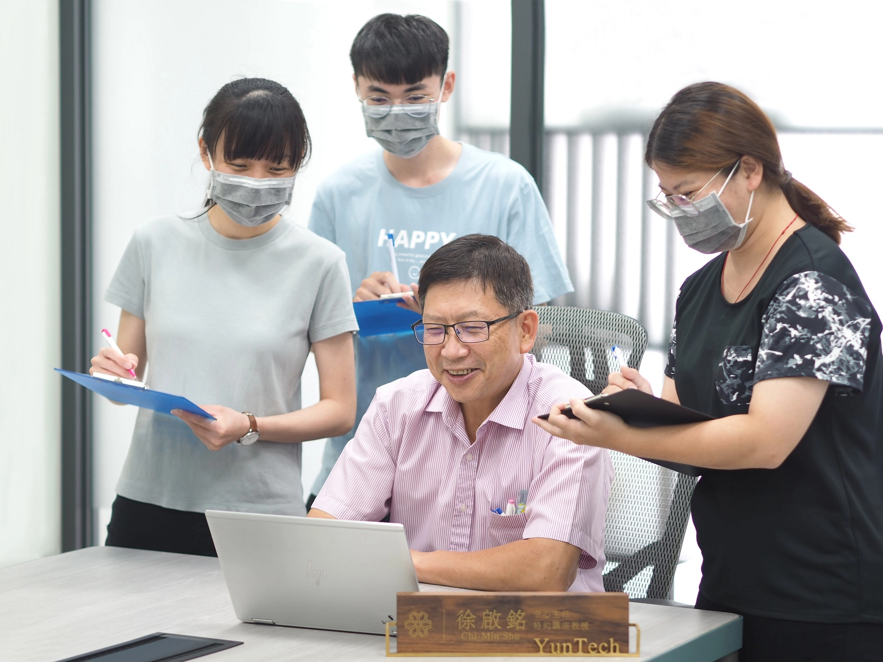 只要是徐啟銘與團隊承接的計畫案,都會審慎地做化工安全評估與製程防災。