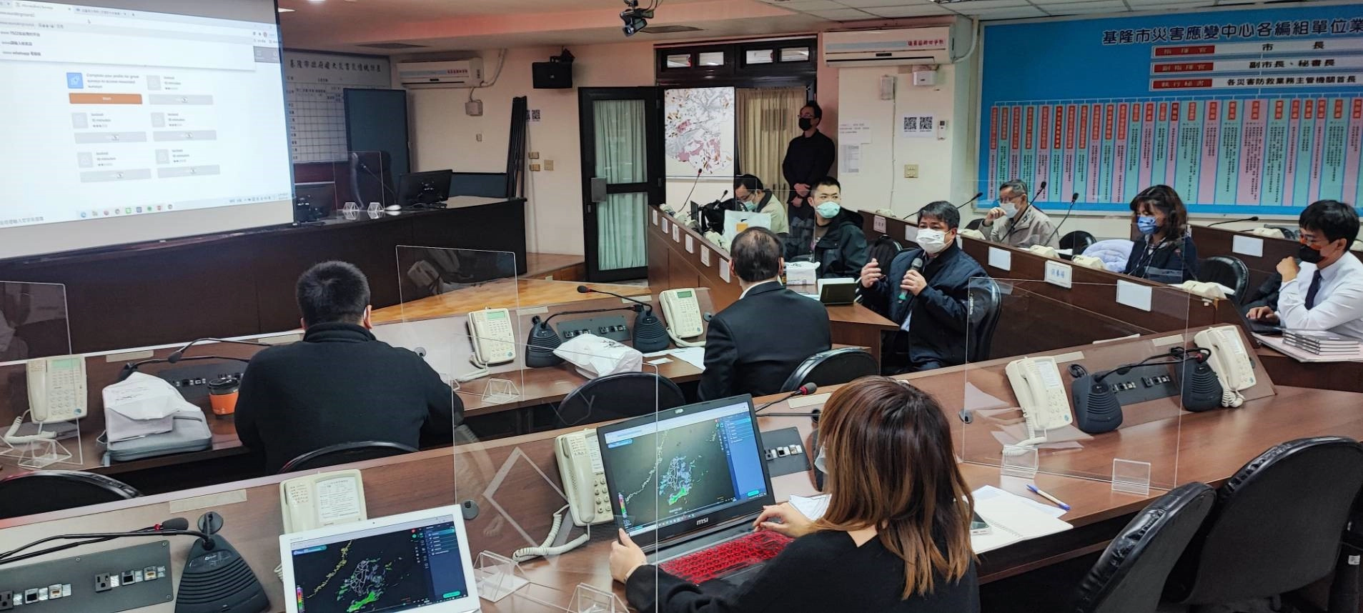 氣象局對於最新氣象監測科技運用說明。