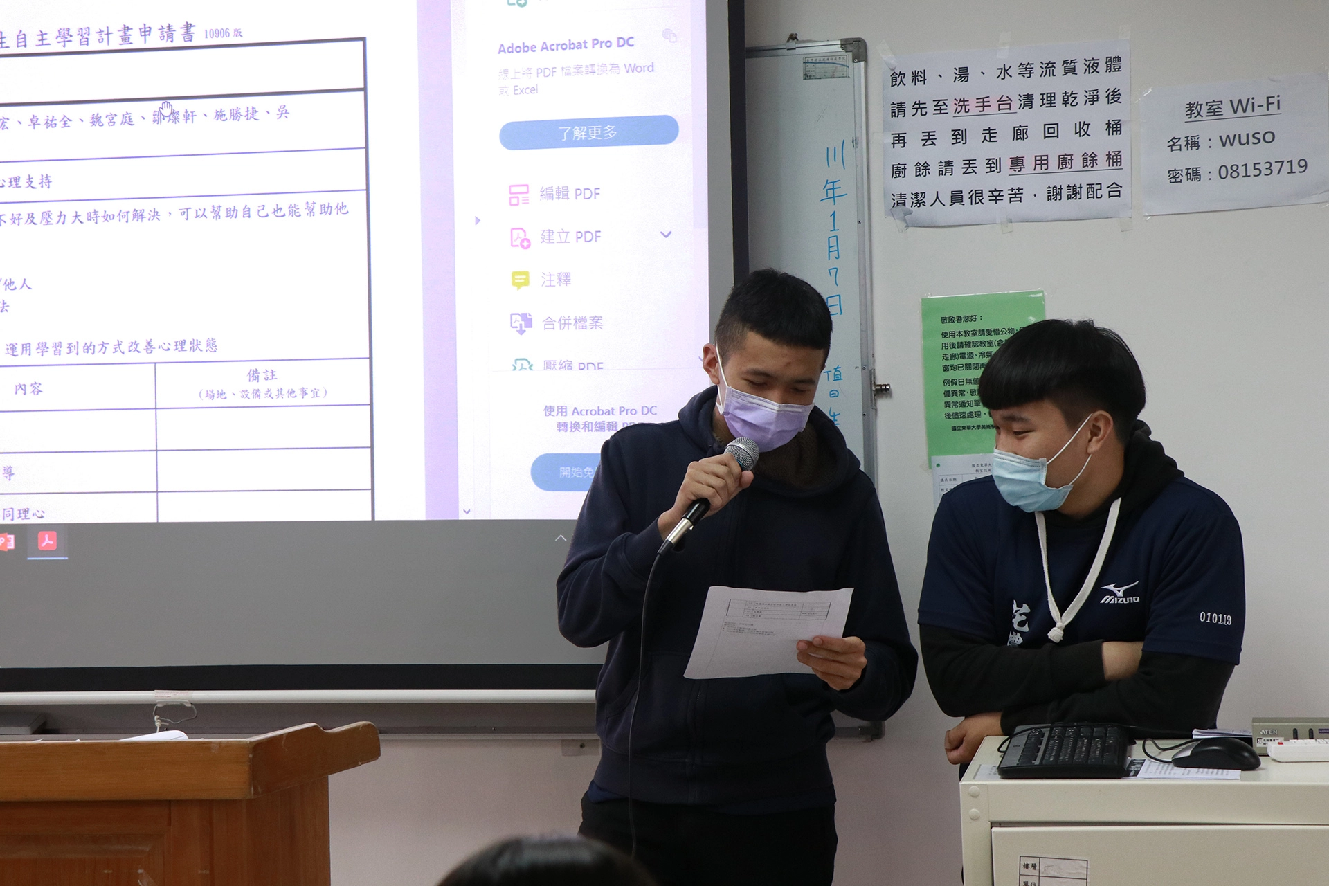 同學們從自身經驗出發,擬定學習進度,精采的表現獲得師長的肯定。