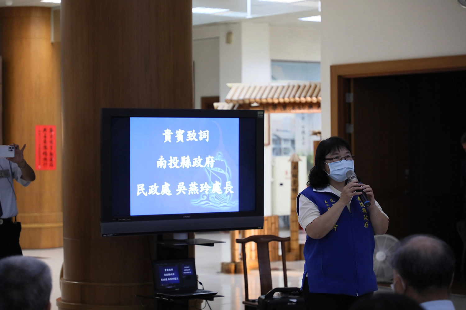 南投縣政府民政處吳燕玲處長表示南投展出「品茶香、傳竹情」,可以豐富在地人文。