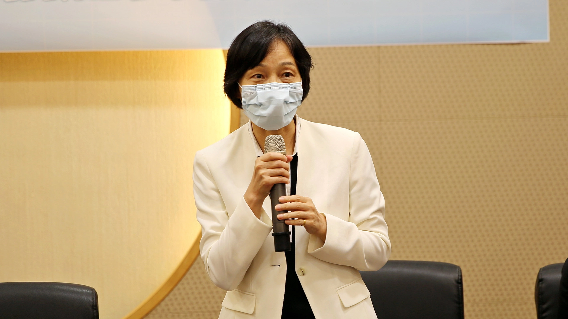 向榮生技董事長蔡意文期望透過和花蓮慈濟醫學中心合作,造福更多眼科患者,為患者多留一天的光明。