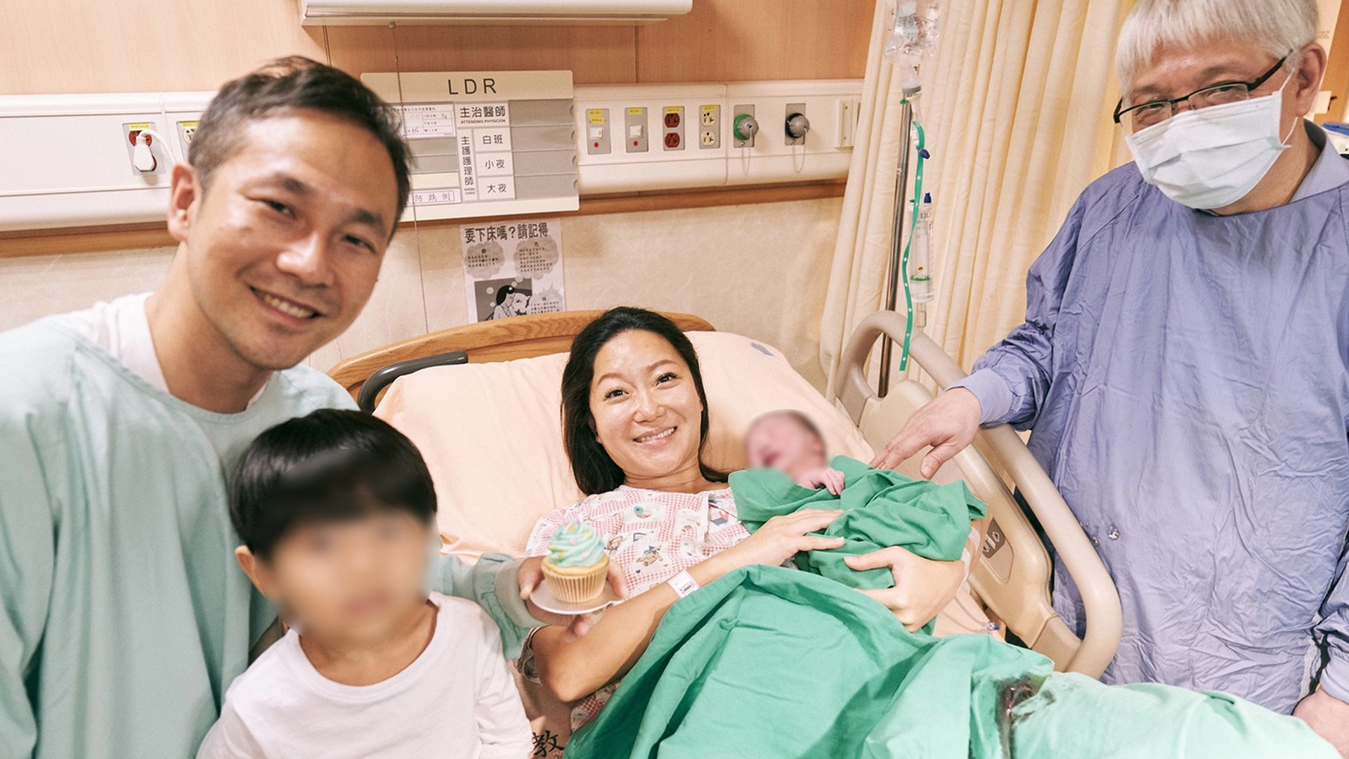 親子同室增進家人情感,醫護同仁也能就近指導。