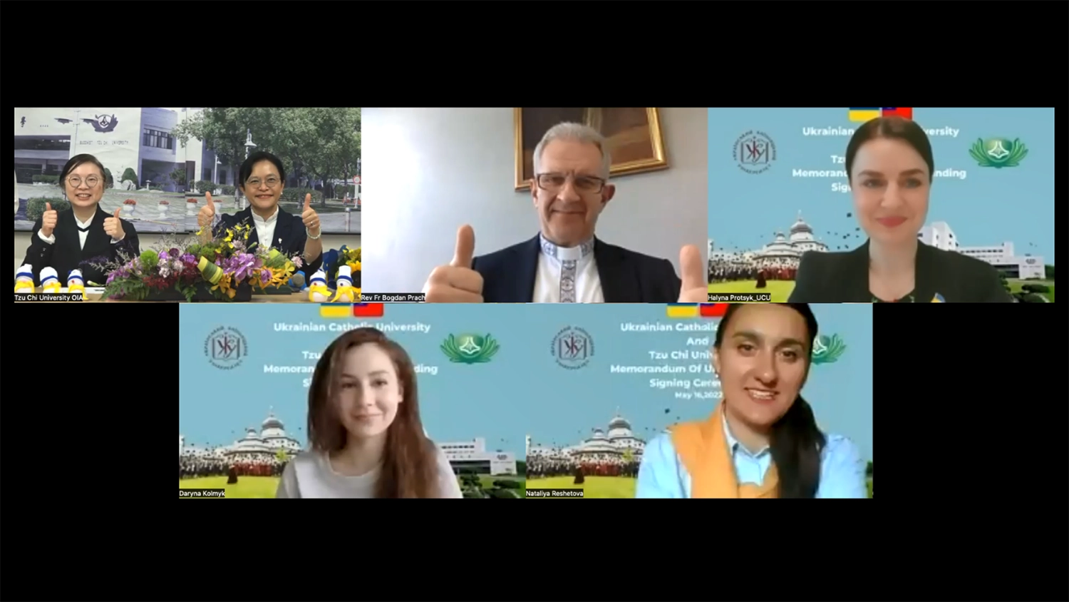 烏克蘭天主教大學校長Bohdan Prach神父表示,兩校有相同的價值觀,簽訂合作備忘錄加強兩校的夥伴關係,在確保教育、追求知識上,共同為提高人類的生活品質努力。