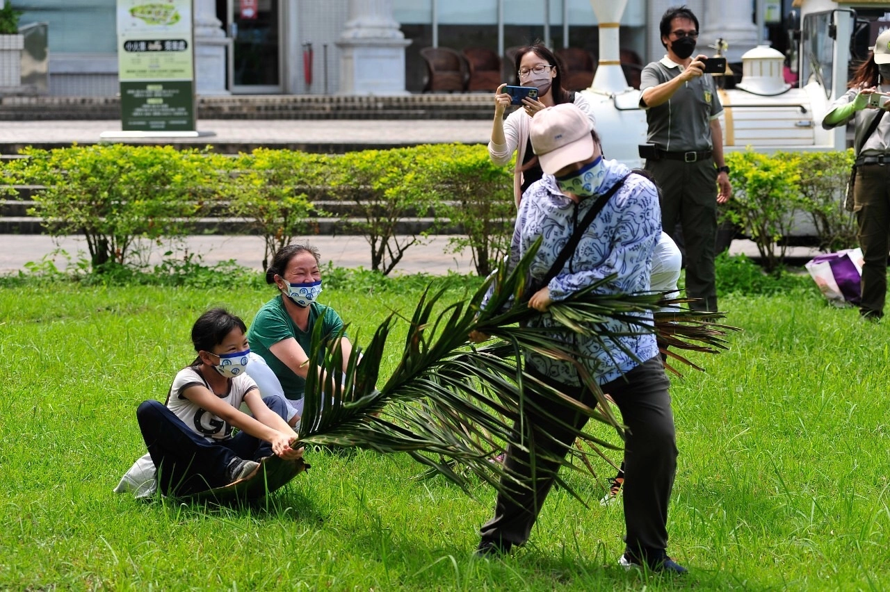 路上龍舟賽,新住民賣力表現