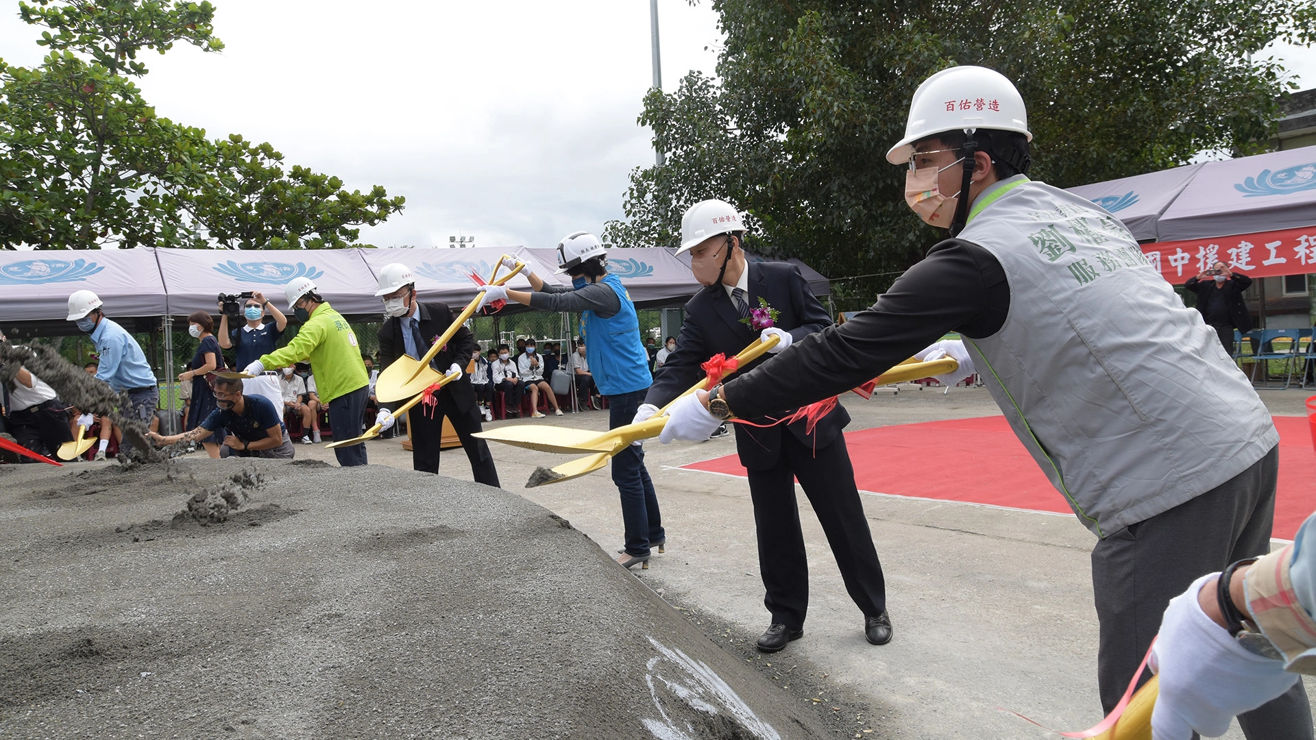 慈濟慈善事業基金會援建臺東縣豐田國中學生宿舍,11月7日舉行動土典禮。