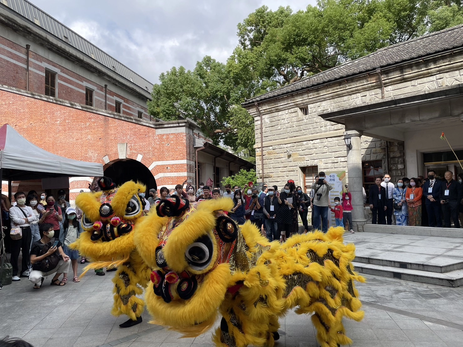 馬來西亞文化日 Hari Budaya Malaysia在臺灣博物館南門館舉行,並有舞獅表演。