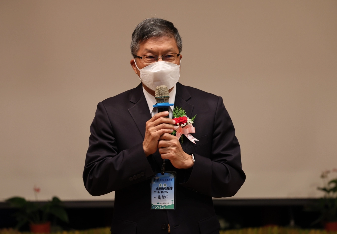 慈濟基金會劉效成副執行長致詞表示,期待所有的孩子們繼續努力,為未來自己有能力之時,也能付出自己的一份力量。