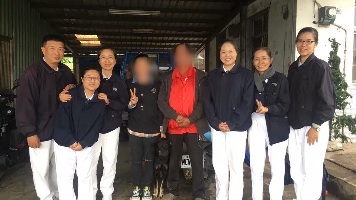 慈濟志工固定前往小軒家訪視關懷,照片攝於2018年12月。(攝影:慈濟志工)