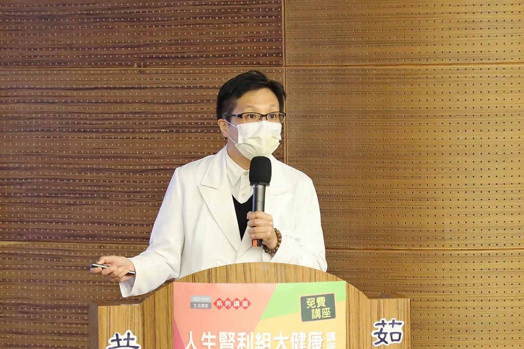 賴宇軒醫師分享各階段的腎友飲食觀念,也分享蔬食對腎友的好處等蔬食豐「腎」的生活妙方。