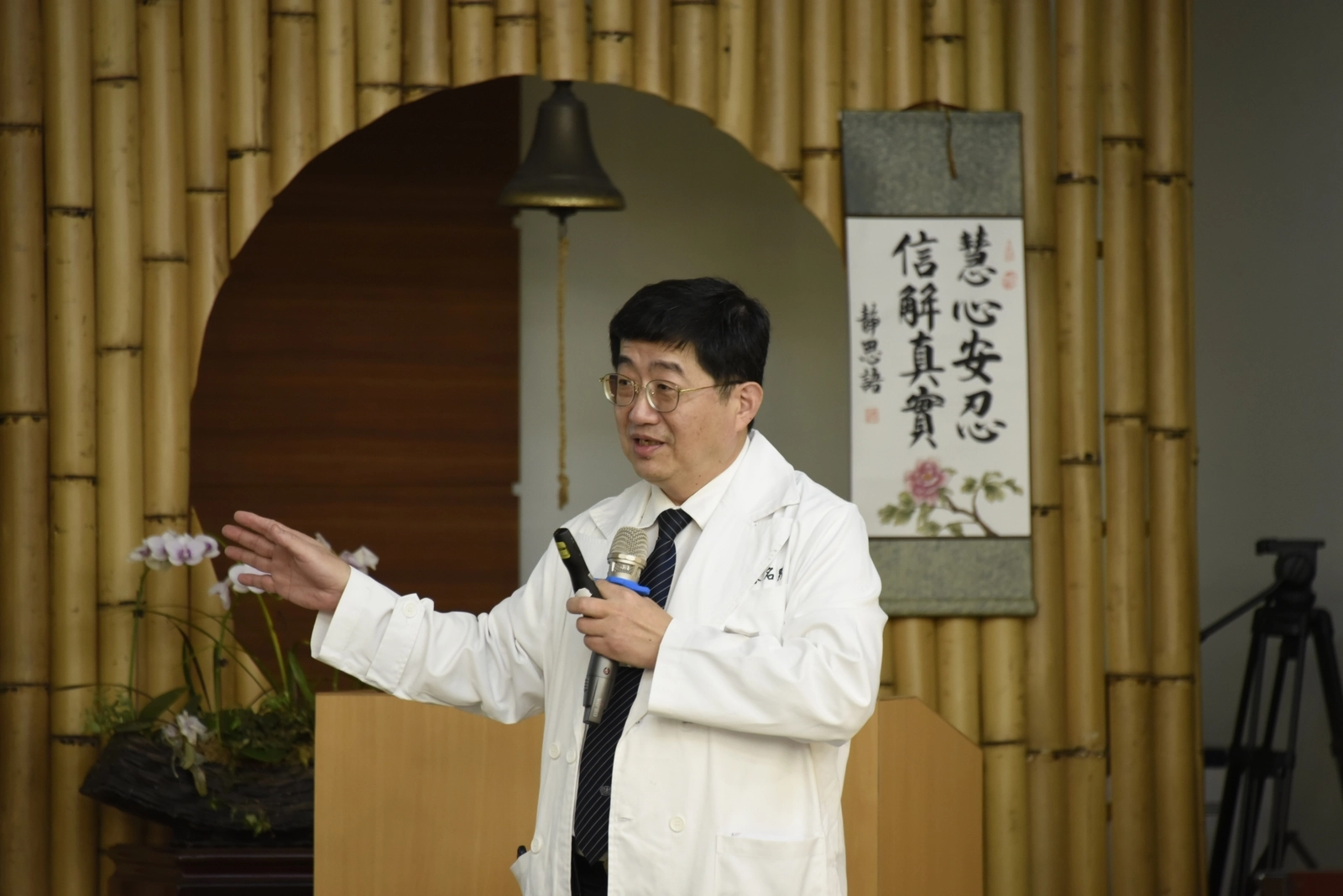 大林慈濟醫院林名男副院長期待透過合作,減緩氣候變遷問題。