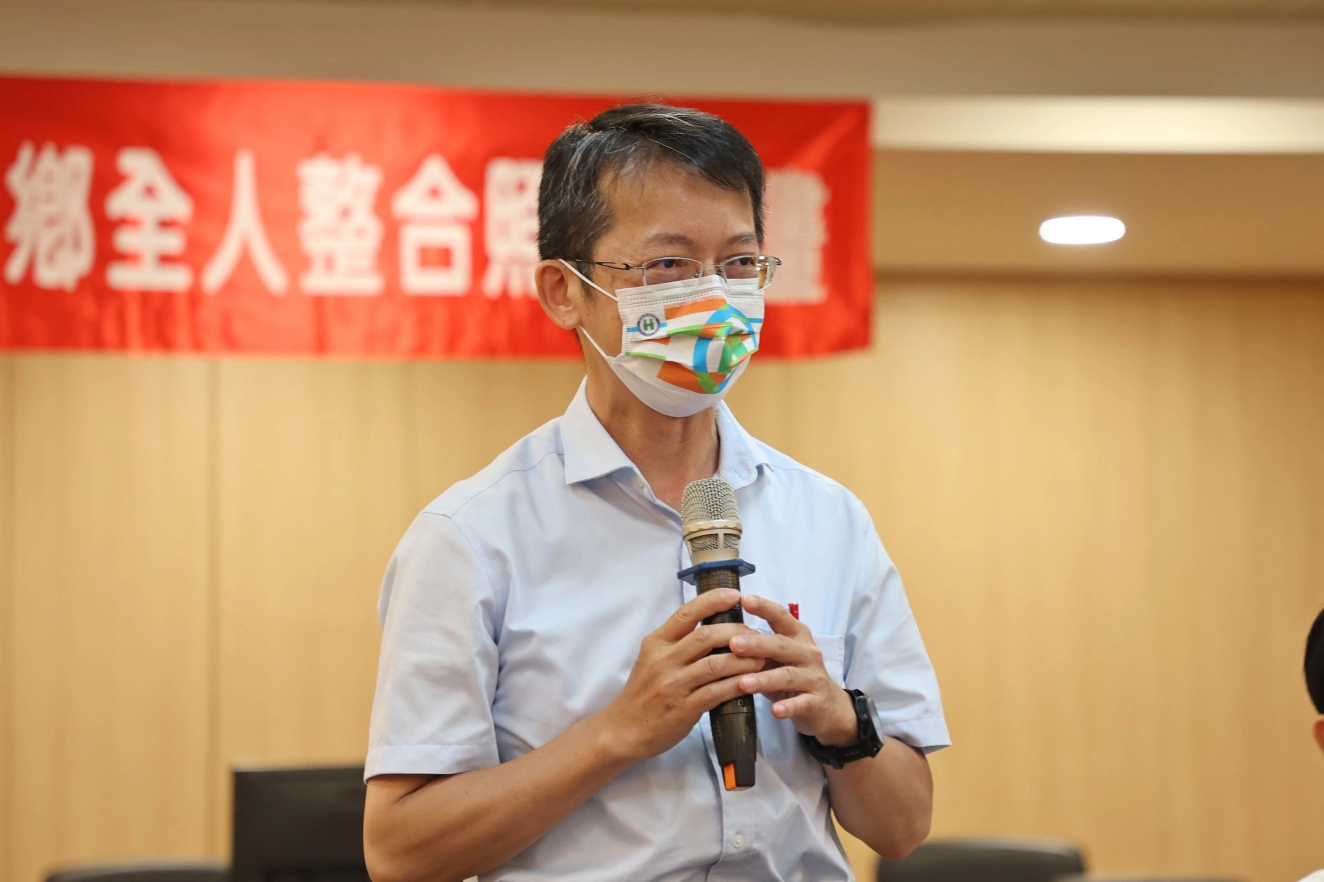 健保署東區業務組組長黃兆杰感恩花蓮慈院與花東地區醫療院所的努力,期望未來合作能更加緊密,創造共好環境。
