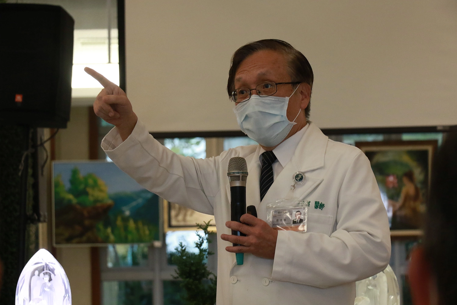 簡守信院長肯定團隊展現善念互相影響,力量更大。