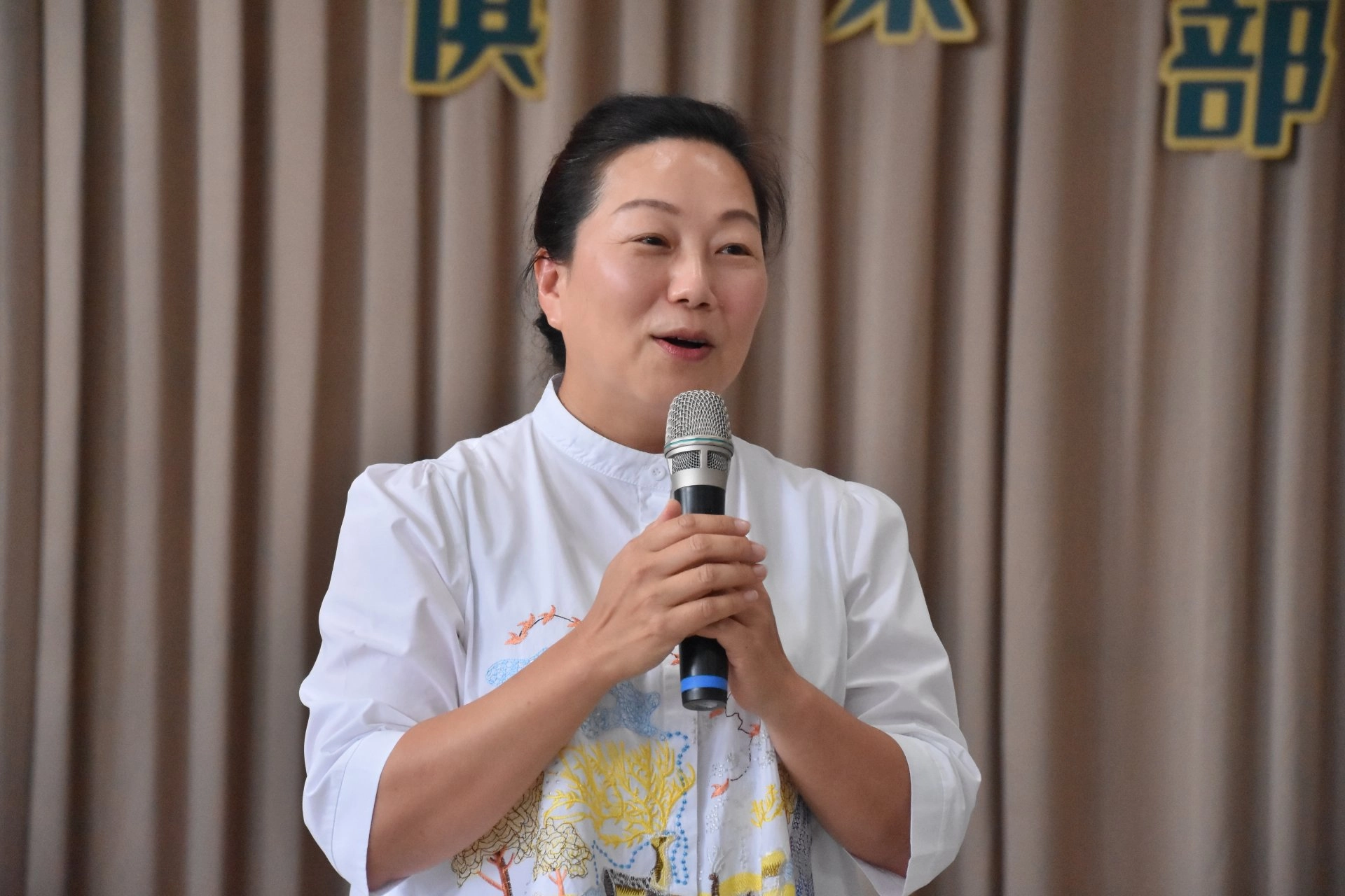 花蓮縣長徐榛蔚表示,樂見慈濟科技大學在吉安鄉,成立銀髮健身俱樂部。