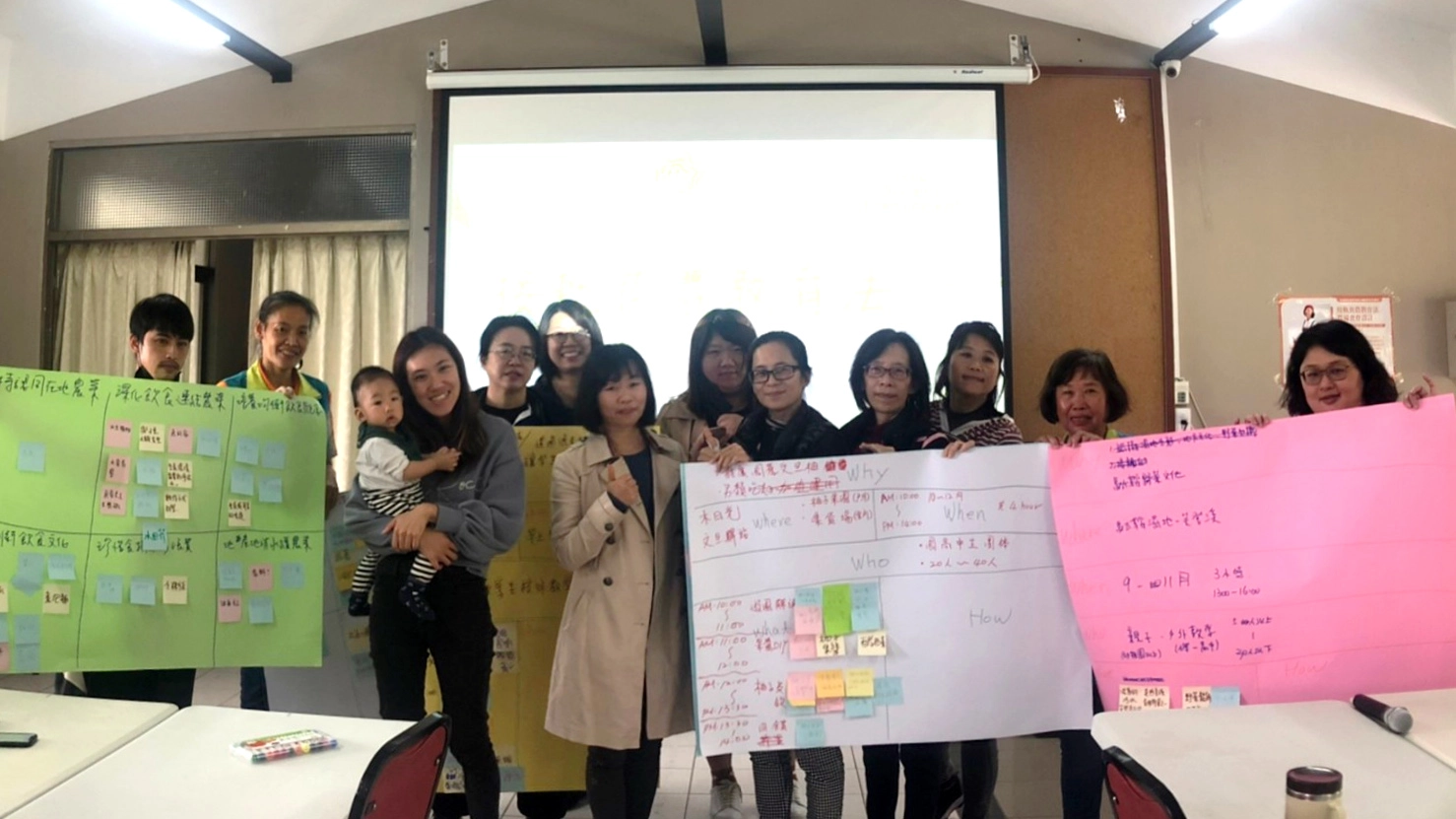 增能課程,台灣兒童食育協會副會長林慧君於壽豐休閒農業區引導大家進行食農教育教案
