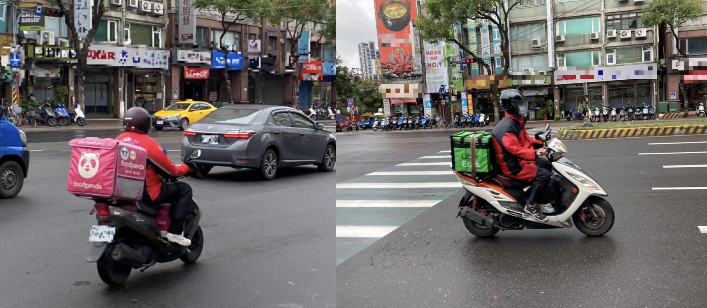 宣布停止上班,平台應立即停止外送。