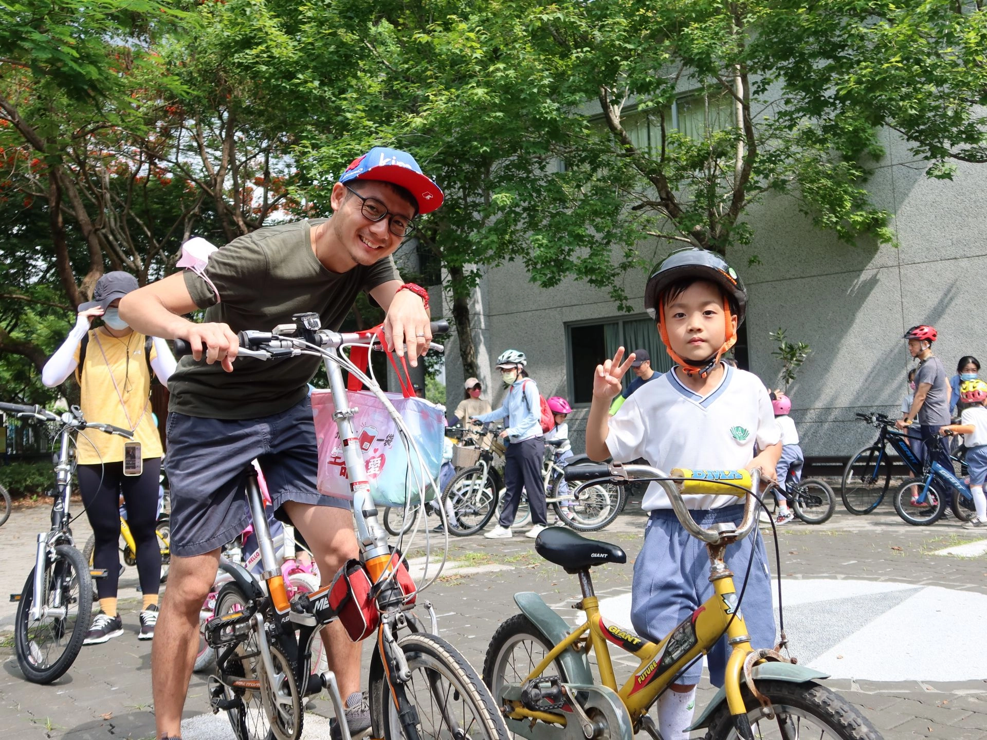 花蓮慈中附幼擁有一群用心陪伴的家長和志工團,才能創造慈幼小騎士「騎跡」任務。